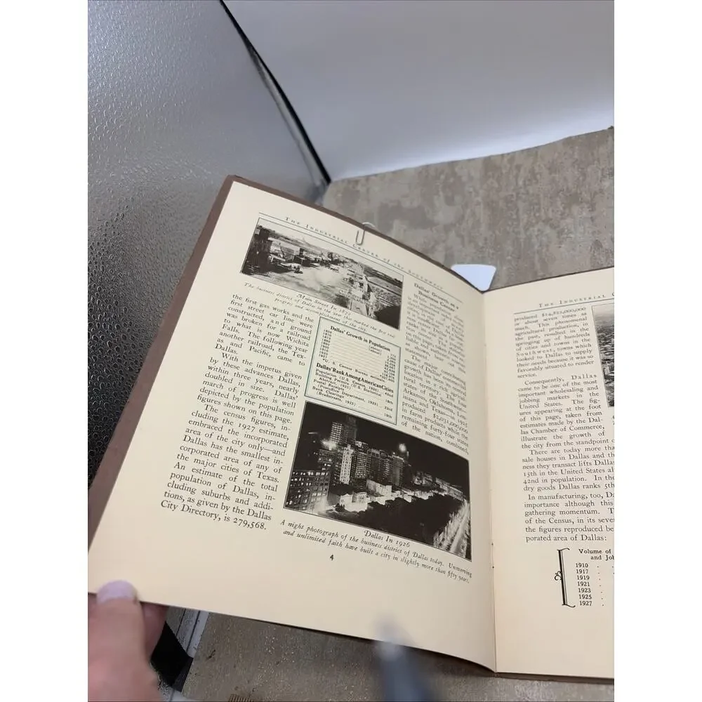 Vtg Pamphlet Dallas Industrial Ctr Of The SW Featuring Dallas Copyright 1928